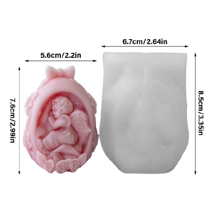 Sturdy Silicone Mold For Creating Baby Angel Eggs Display Decoration For Easter And Individualized Gift Making