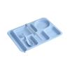 Dinner Plate Straw Lunch Snacks Dish Spoon Chopsticks Set