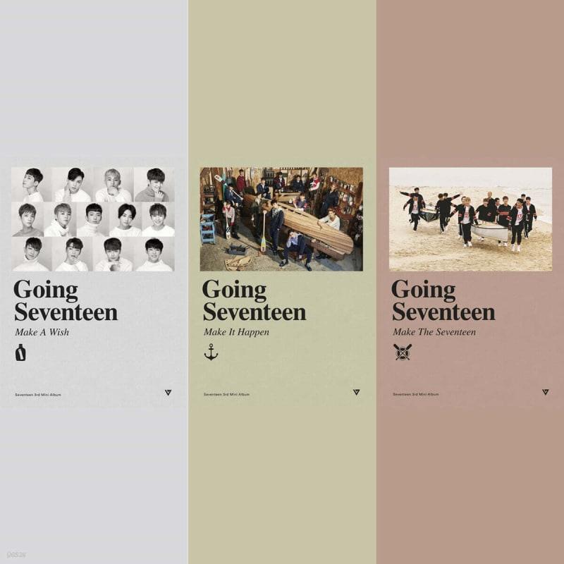 

SEVENTEEN - 3rd Mini Album: Going Seventeen [1 out of 3 versions randomly sent]