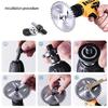 10Pcs Angled Grinder Adapter For Electric Power Drill Converters Attachment Nut Part Rod Disc Wheel Mandrel