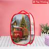1Pcs Christmas Faceless Gnome Pop-Up Laundry Hamper Expandable Mesh Hamper Basket for Room Bedroom Bathroom Organization Contemporary Storage