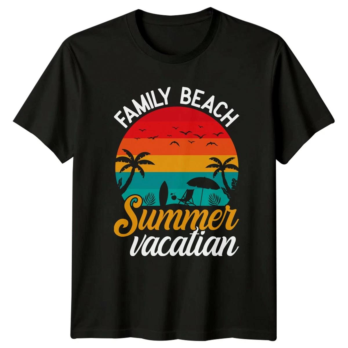Family Beach Summer Vacation T-Shirt Beach Vacation Travel Gift For Him And Her XXXXL