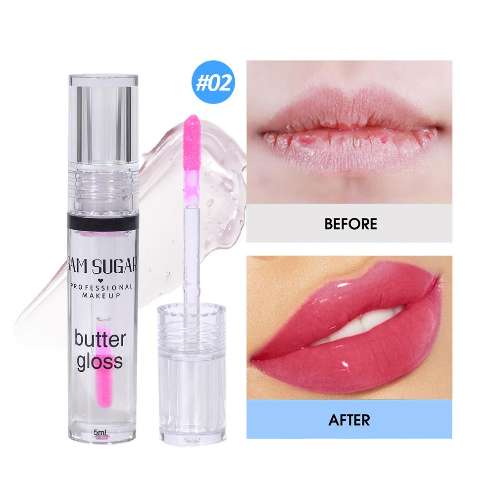 Transparent Warm Color Changing Lip Oil Mirror Moisturizing Lipstick Hydrating Plumping Lip Balm Plumper Skin Care Cosmetics