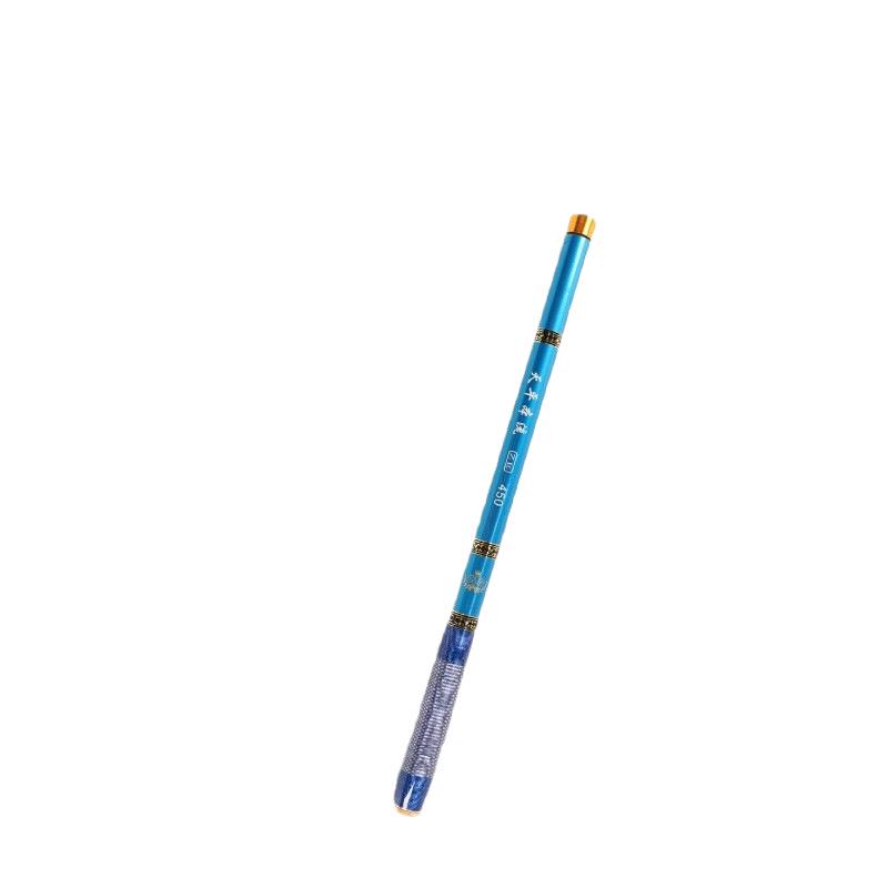 Vara de Pesca Carbon Stream de Bolso - Vara de Mão Curta de Seção Curta 28 & 19 Tones Dura