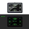 Car Air Conditioning Vent Electronic Quartz Clock Auto  Square Vertical Luminous Digital Car Clock