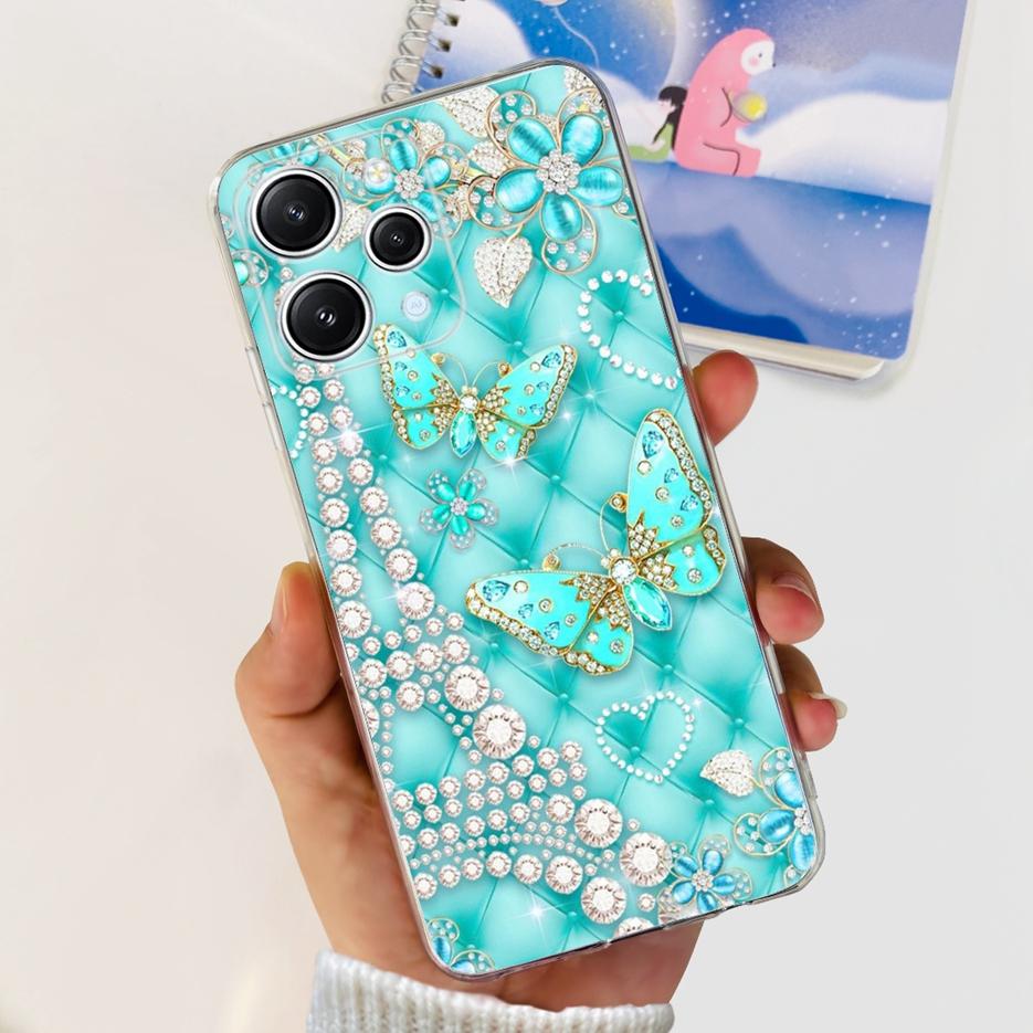 For Xiaomi Redmi 12 Case 2023 New Fashion Painted Cover Clear Silicone Phone Case For Xiaomi Redmi 12 Redmi12 Soft Fundas Bumper
