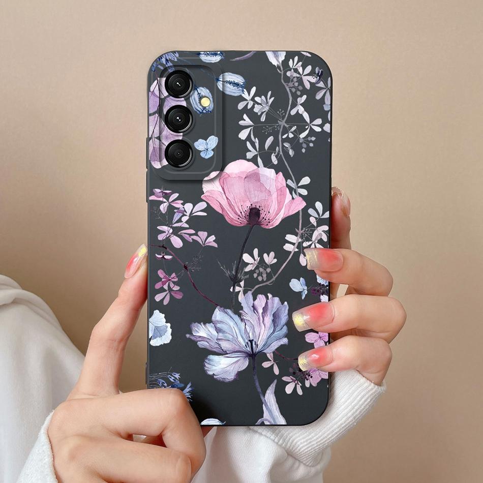 For Samsung Galaxy M35 5G Case Cute Cat Full Coverage Phone Shell For Samsung M 35 Anti Drop Soft Liquid Silicone Back Covers
