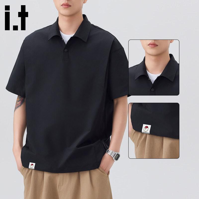 :CHOCOOLATEit Men's American Style Quick-Dry Polo Shirt