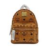 [Pre-Owned] Classic Studded Monogram Print Leather Mini Backpack - Excellent #FJUUZR