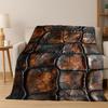 Retro Holzmaserung Jahresringe Flanelldecke Weiche Warme Überwurfdecke für Schlafzimmer Wohnzimmer Bett Reise Camping Picknick Geschenk Kind