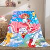 Cardcaptor Sakura Anime Luxury Flannel Lightweight Blanket Home Decor Sofa Bed Travel Cover Family Gift LXRa17