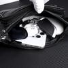Crossbody Bag Men's Multi-Layer PU Shoulder Bag Business Chest Bag Commuter Waist Bag
