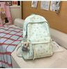 Schoolbag1011 New Schoolbag Female Japanese Ins Wind Small Fresh Literary Versatile Cartoon Print Girl Student Backpack