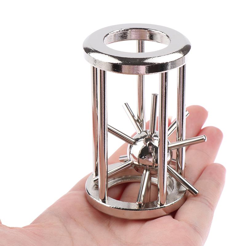 Puzzle classique à QI élevé, cage à dents étoilées, casse-tête en métal, jeu de puzzle magique déroutant, jouets pour enfants et adultes