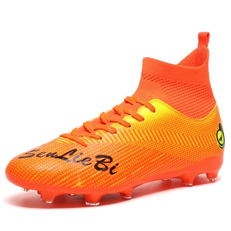 Super Star Fashion Purple Men's Football Boots Big Size 46 AG Original Professional Soccer Cleats Men Women Futsal Sneakers Men