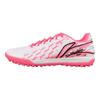 Li Ning TF Kunstrasen Kunstrasen Synthetikleder Dämpfung Rutschfest Abriebfest Fußballschuhe Herren Pink YSTU005-17