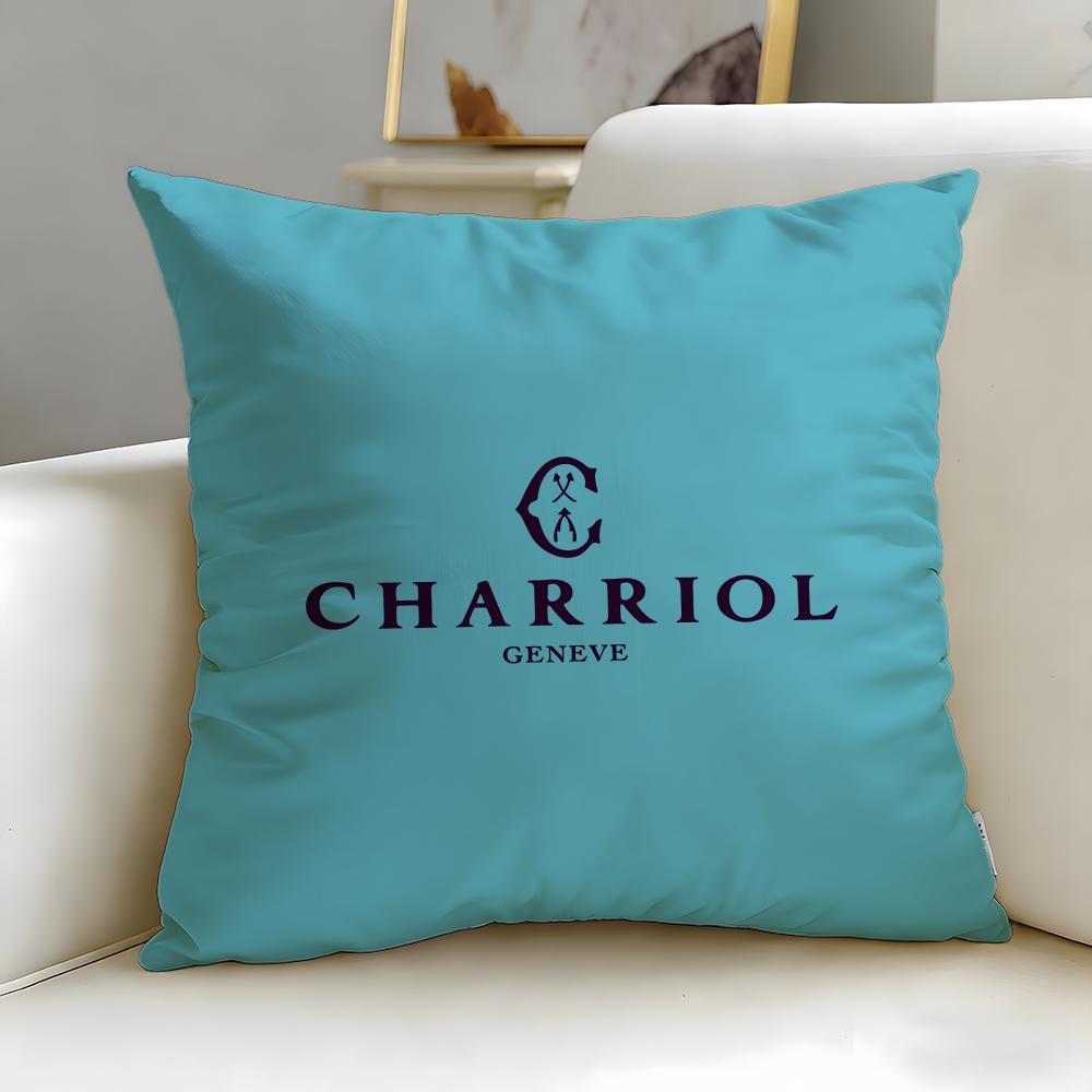 classic jewelry brand Charriol Cushion Cover Soft  EasyWash Pillow Case  Versatile for Couch Bed Travel and Office