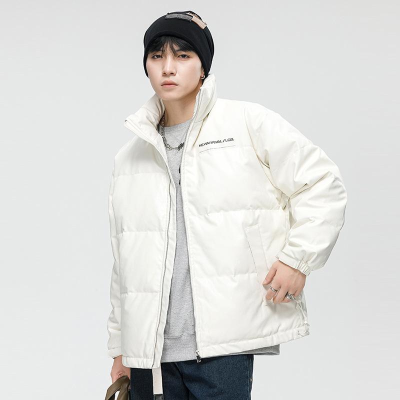 

Американский модный бренд молодежная куртка-пуховик мужская новая зимняя куртка белая утиная пуховая искусственная кожа пара мужская куртка с воротником-стойкой 4XL