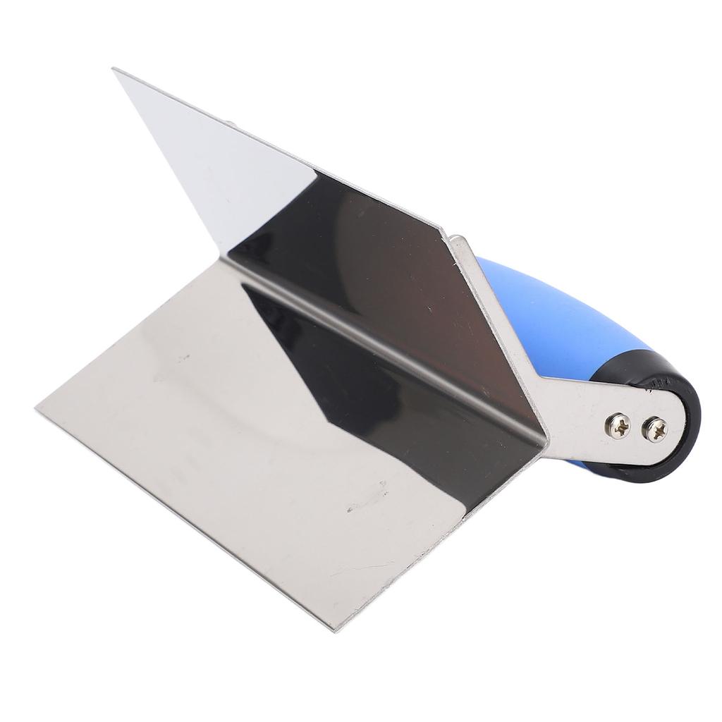 External Corner Trowel 90 Degree Right Angle Stainless Steel Plaster Concrete Finishing Tool for Wall Floor Projects