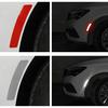 High-strength Wheel Eyebrow Reflective Stickers Anti-collision Reflective Bar Warning Car Stickers