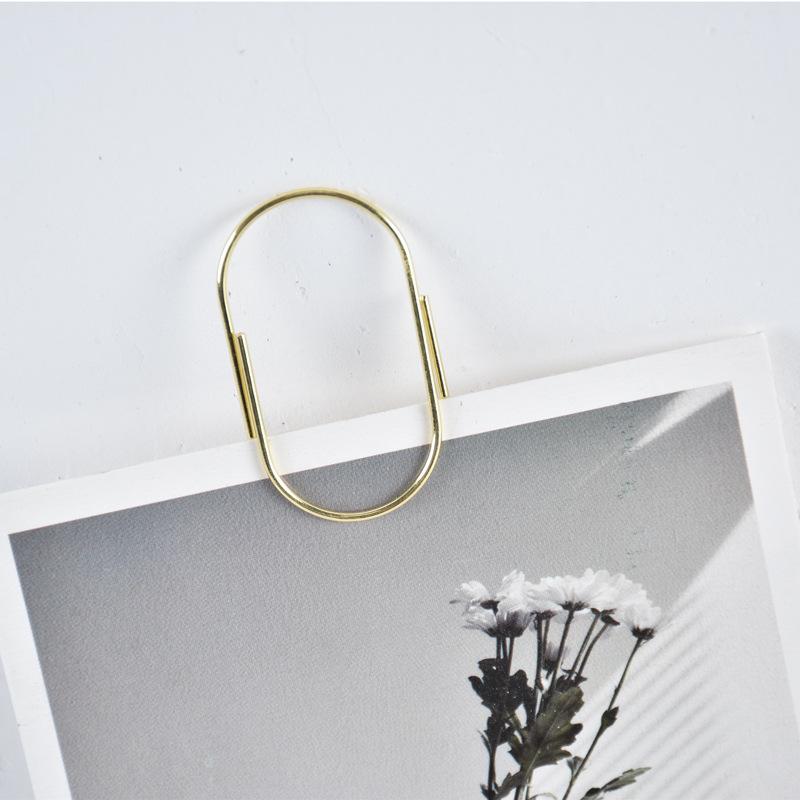 50PCS Large Size 50mm Paper Clip Metal Cartoon Color Decorative Office File Student Notebook Organizer