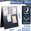 Metal Easel Magnetic Bulletin Board Double Sided Display Board with Magnet for Magnetic Display Metal Easel Magnetic Board