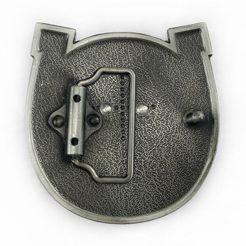 Punk Style Horseshoe Animal Belt Buckle: Fashion Alloy Accessory