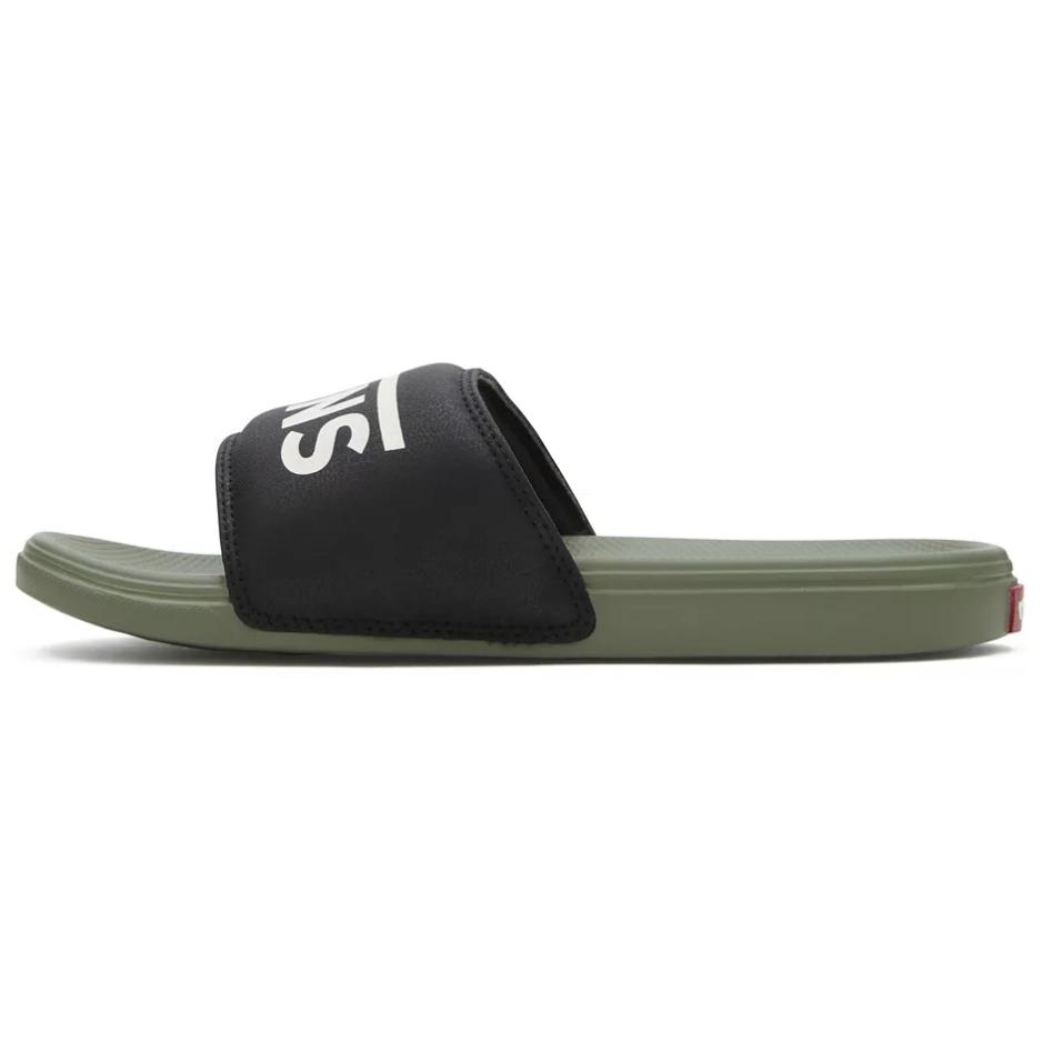 Vans La Costa Comfortable Versatile Casual Non-Slip Breathable Lightweight Slide Sandals Women Sandals Black Green VN0A5HF5GWL