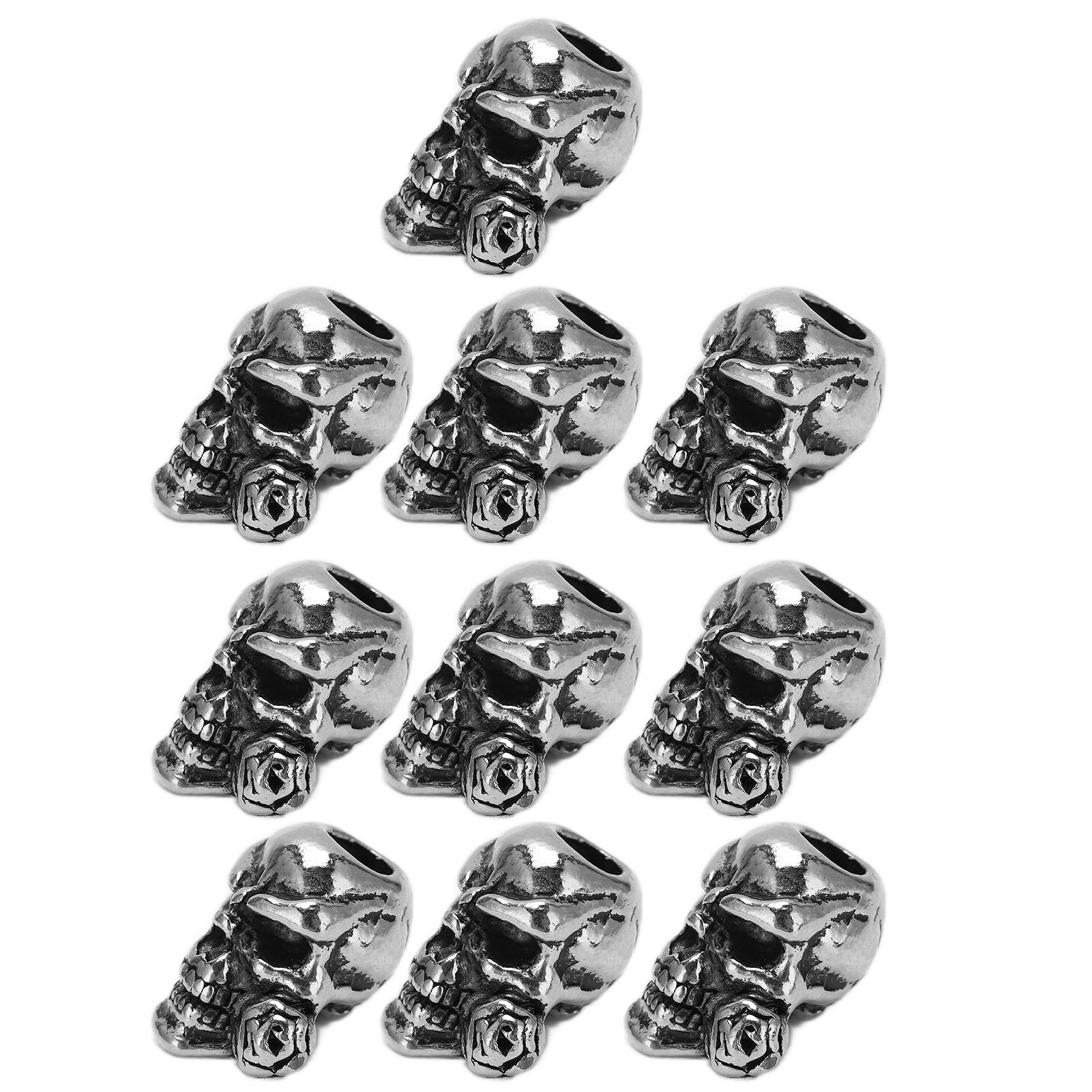 

10 шт. нож череп бусины сплав DIY зонтик веревка кулон для ножей зонтик веревки брелки