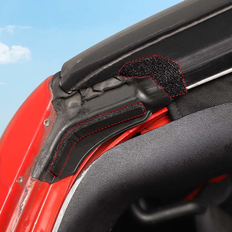 Kit de reparare a etanșării etanșării acoperișului mașinii pentru Jeep Wrangler JK 2007-2017 Kit de etanșare a etanșării intemperiilor din cauciuc cu top dur