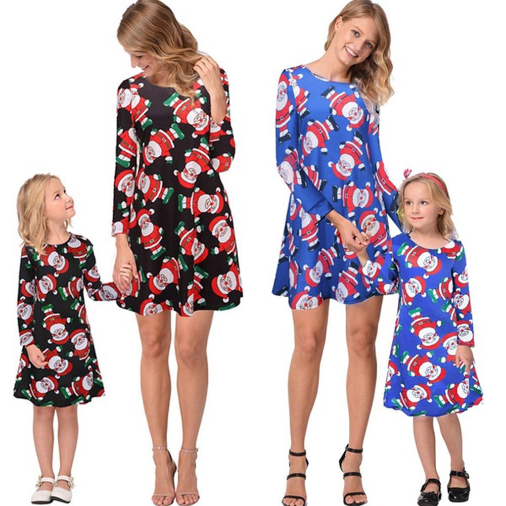 Buy Christmas Mother Daughter Dresses Family Matching Parentchild
