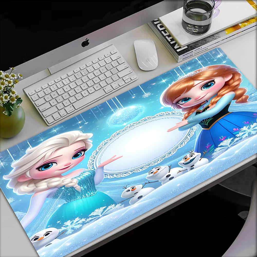 Elsa Theme Mouse Pad, Non Slip Rubber Base, Multifunctional Office & Home Decor, Perfect for Workspace Personalization.