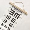 Eye Chart Multipurpose Waterproof Standardized Clear Printing Accurate Reading Eye Vision Exam Thicken Adults Kids Wall Visual Acuity Chart Canvas