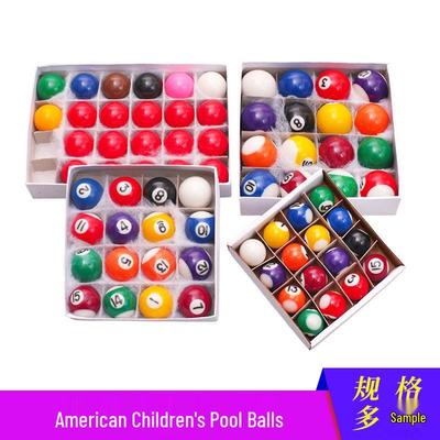 Mini Set da Biliardo per Bambini: Giocattolo Pallina Nera 8-Ball 25-44mm - Misura da Ping Pong