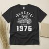 50th Birthday Shirt Born In 1976 50 Years Old Gifts Classic Motorcycle T-Shirt