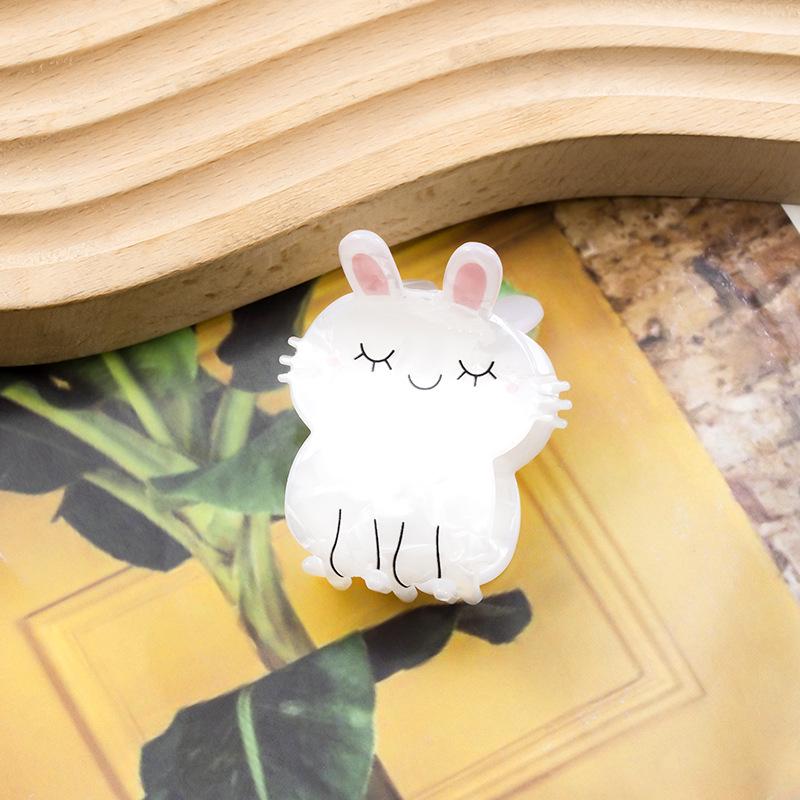 Bamboo Yao Jewelry Super Cute Rabbit Small Hair Clip for Women's Half Updo