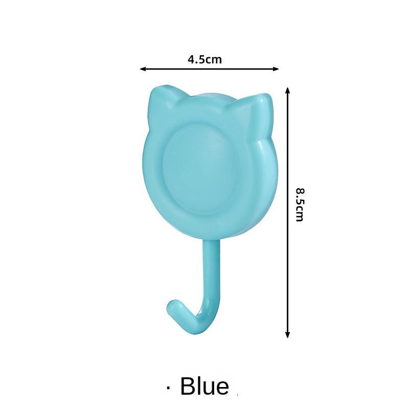 3992 Bathroom Hook Strong Adhesive Punch-free Door Rear Kitchen Bathroom Nail-free Sticking Wall Hook
