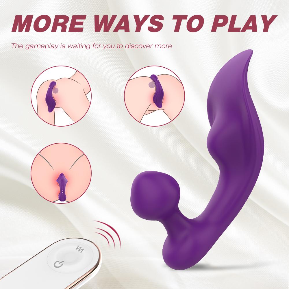Panties Vibrator for Women Wireless Remote Vibrating Panties Clitoral Stimulate Invisible Vibrating Egg Adult Sex Toy for Girl