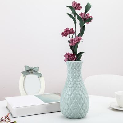 Flower Vase Exquisite Ceramic Look Centerpiece Portable Nordic Style Vase for Home
