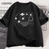 Psalm Klassische Gespräche Zyklus 2 Weltraum T-Shirt Weltraum Planeten T-Shirt Religiöser Glaube Grafik T-Shirts Christliches Oberteil