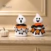 Soft Plush Ghost Dolls for Kids Halloween Faceless Ornament, Cute Cloth Fabric Ghosts Table Cozy Autumn Winter Home Decor Decoration, BOO Banner