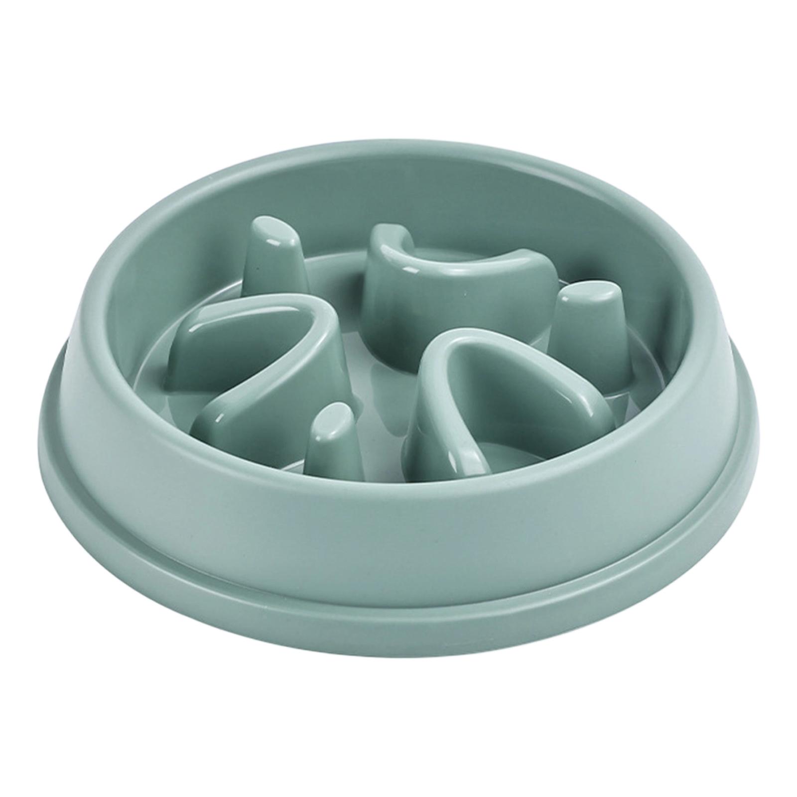

Slow Feeder Dog Bowl Non Slip Base Pet Feeding Bowl with Anti Spill Design for Dogs and Cats Suitable for Dry or Wet Food One Size зелений