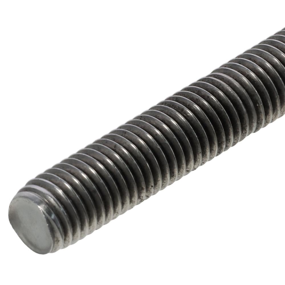 1Pc Round Fully Threaded Rod Silver Tone Bolt Stud Durable Screw Rod Wire  Assembly Fastening