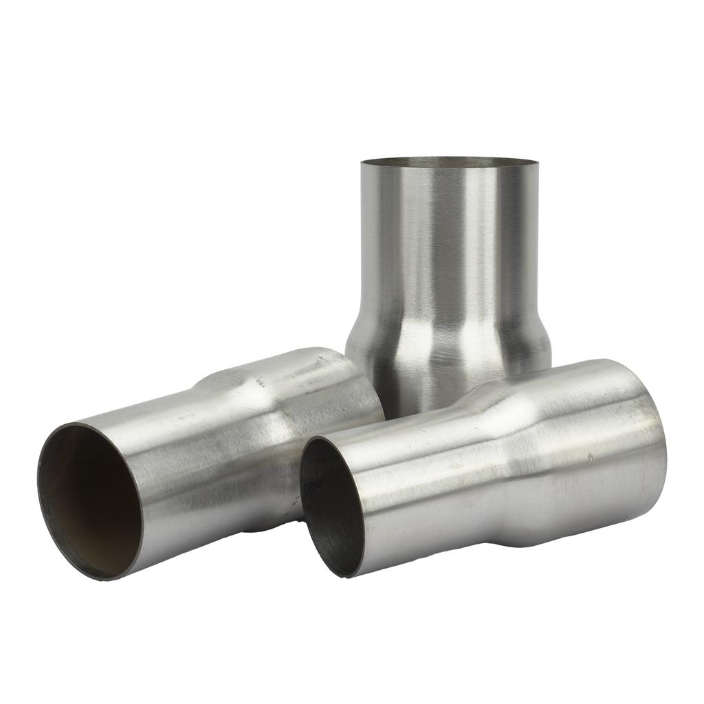 Exhaust Reducer Connector Pipe Tube 2/2.25/2.5/ 3/3.5/4inch Exhaust Reducing Adapter Coupler 51/57/63/76/89mm Stainless Steel
