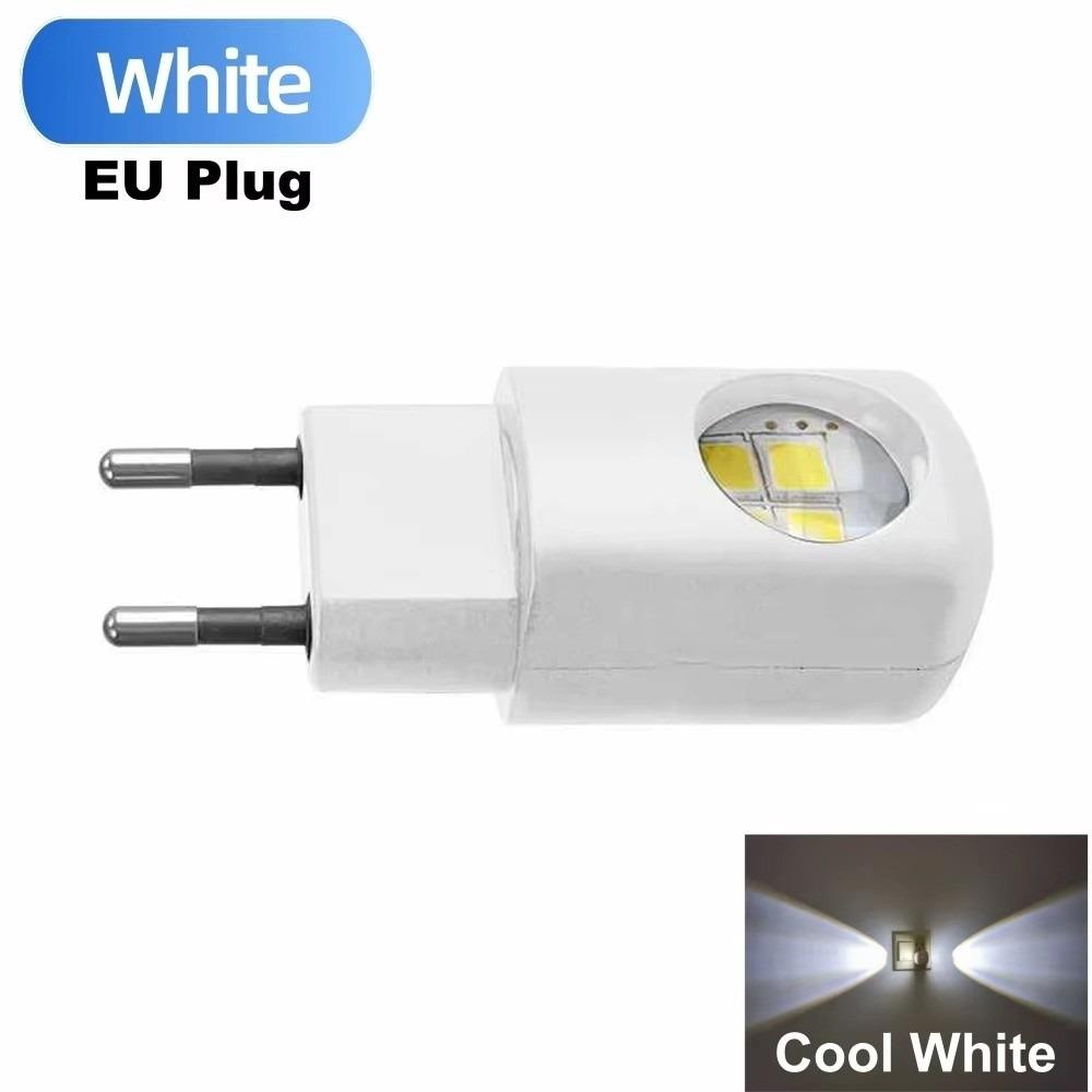 Auto Light Sensor Plug-In Wall Lamp Energy Efficient Sensor Night Light  Bedroom Night Lighting