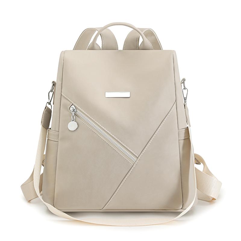 Women Anti-theft Backpack Luxury Leather Daily Travel Shoulder Bag Backpack for Teenager Girl School Rucksack Large Capacity Sac