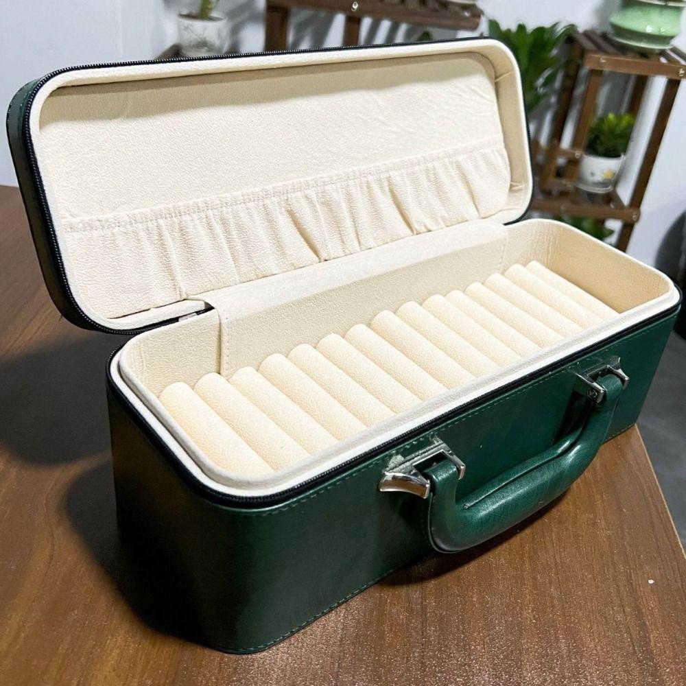 Rings Necklace Jewelry Storage Boxes Velvet Inner Bracelet Carrying Case Jewelry Storage