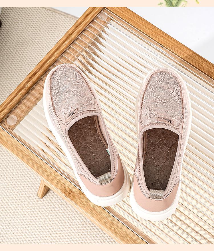 Taiheyuan Old Beijing Cloth Shoes for Women in Summer, Versatile, Comfortable, Breathable, Soft soled, Mom's Shoes, Thick soled Fisherman's Shoes