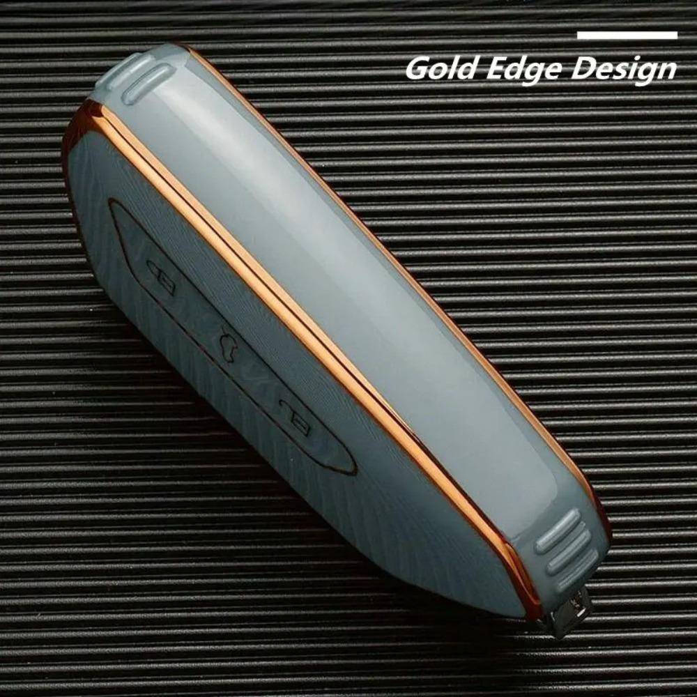 Capa Shell Fob para Chave Remota de Carro TPU da Moda para VW Volkswagen Golf 8 2020 Skoda Octavia A8 2021 SEAT Leon MK4 Acessórios