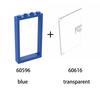 10pcs1x4x6 Door Frame Smart Window Compatible with 60596 60616 MOC Parts, Building Block Model Accessories, Children's Toys
